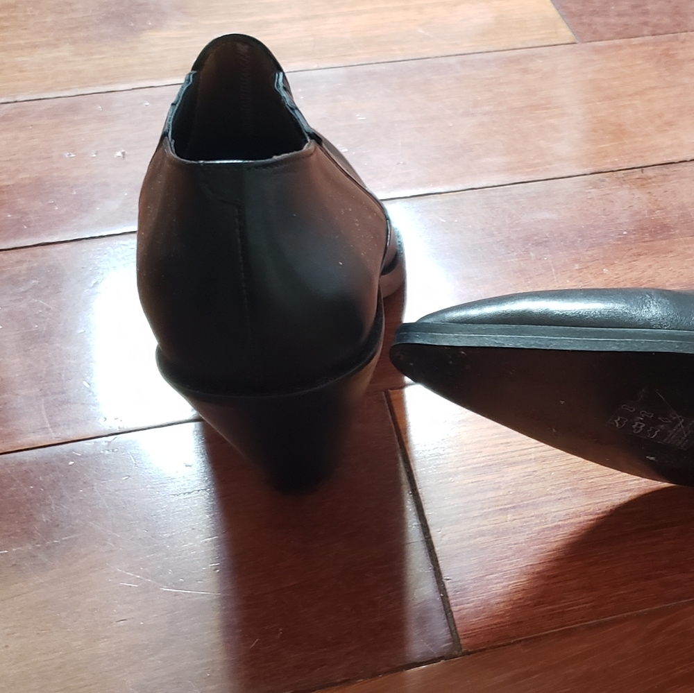 & other stories heeled leather western booties - Picture 2 of 5